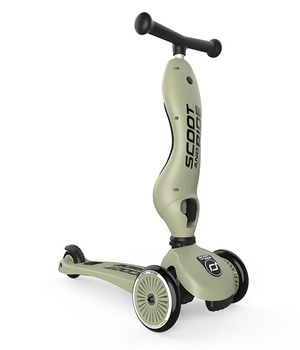 Scoot And Ride Highwaykick 1 2w1 Olive Jeździk i hulajnoga 1-5 lat