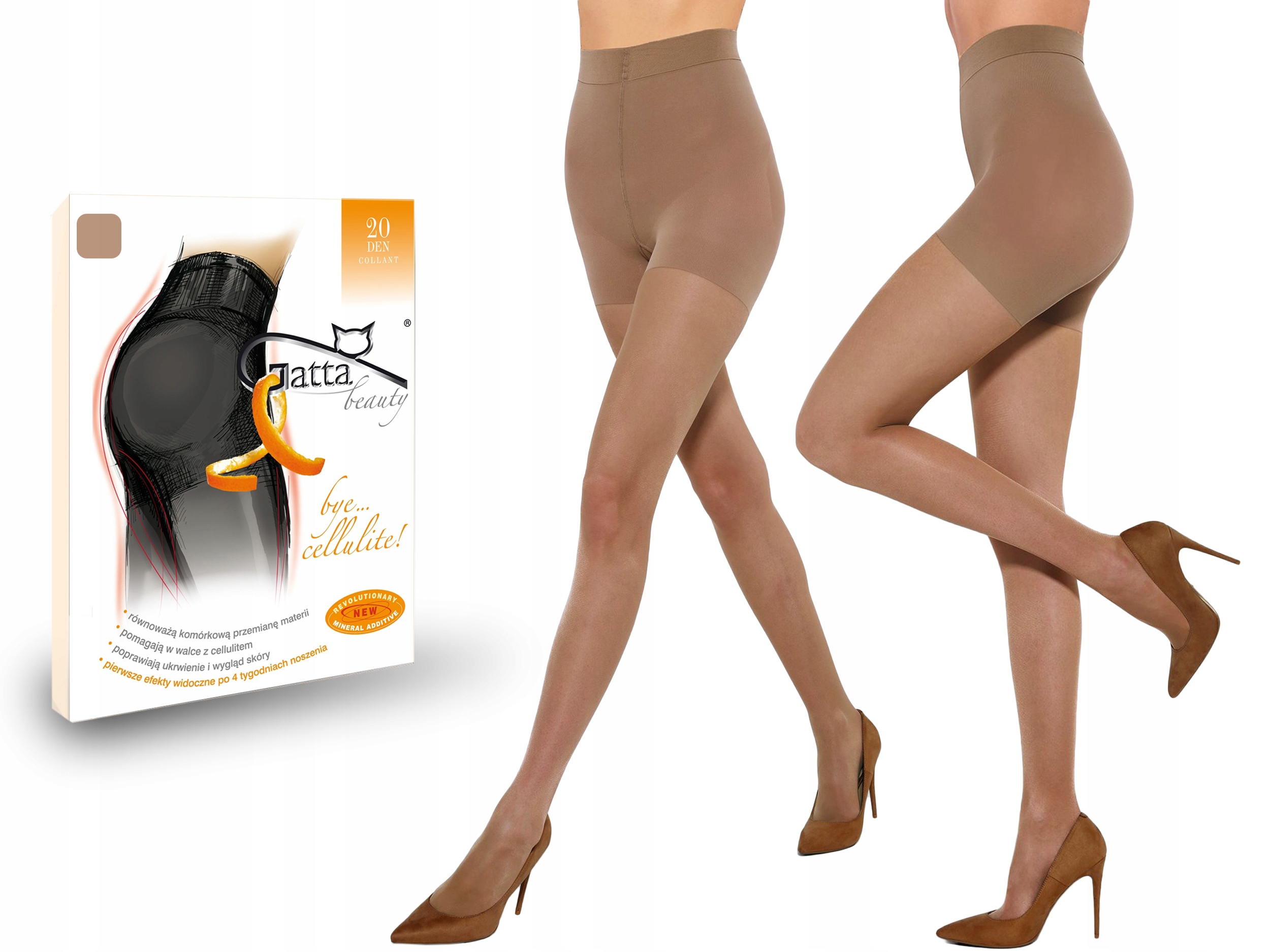 

Rajstopy Gatta Bye Cellulite, 20 den, daino, 3-M