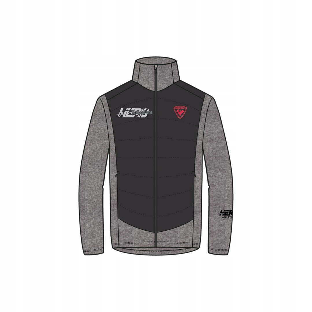 Mikina Rossignol New Hero Classique Hybrid Clim šedá XL