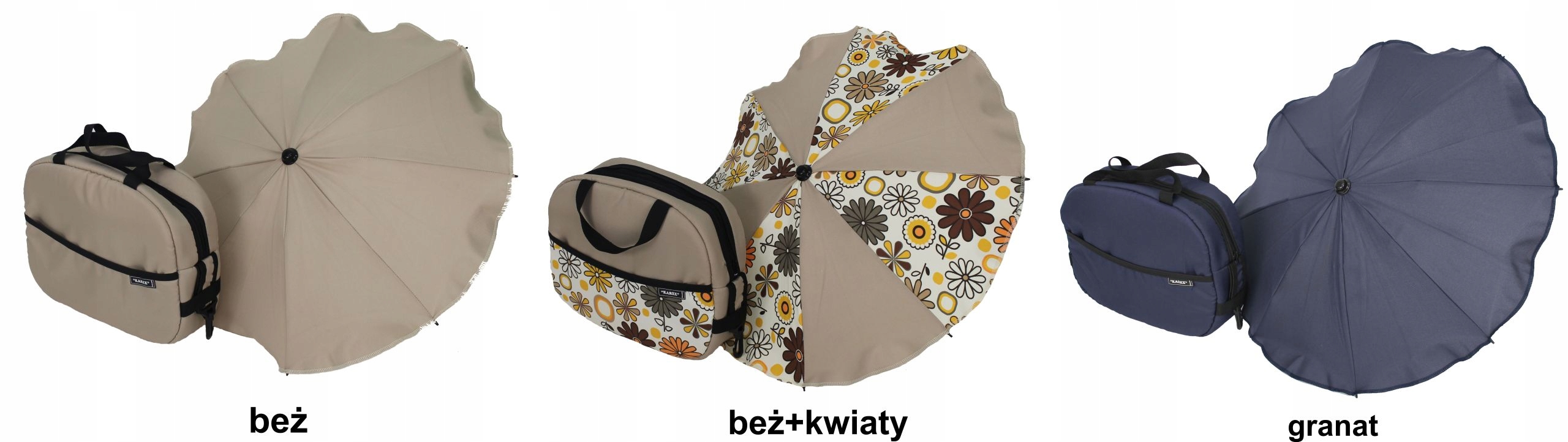NOWOŚĆ ZESTAW TORBA+PARASOL KAREX+GRATISY Wysokość 17 cm