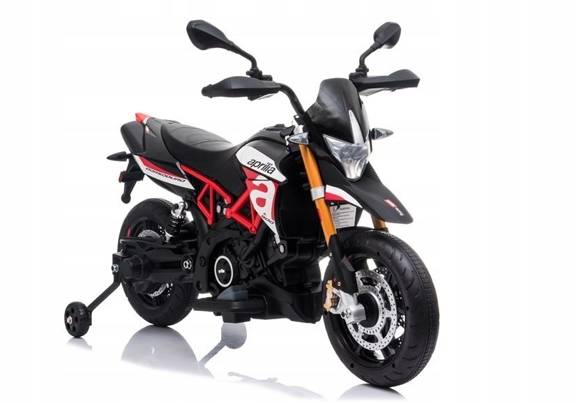 Pojazd na Akumulator Aprilia A007 motor motorek Czarno Czerwony dla dzieci