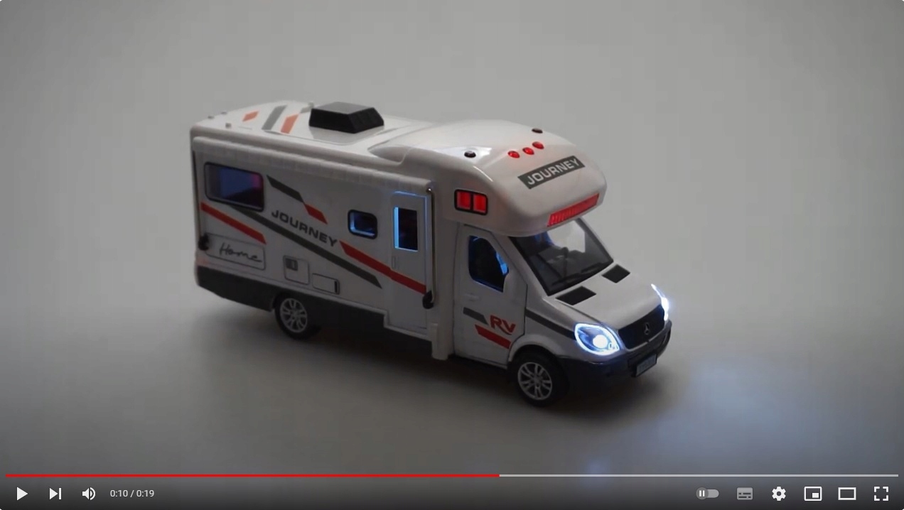 KAMPER WÓZ CAMPINGOWY 1:32 Model wóz campingowy