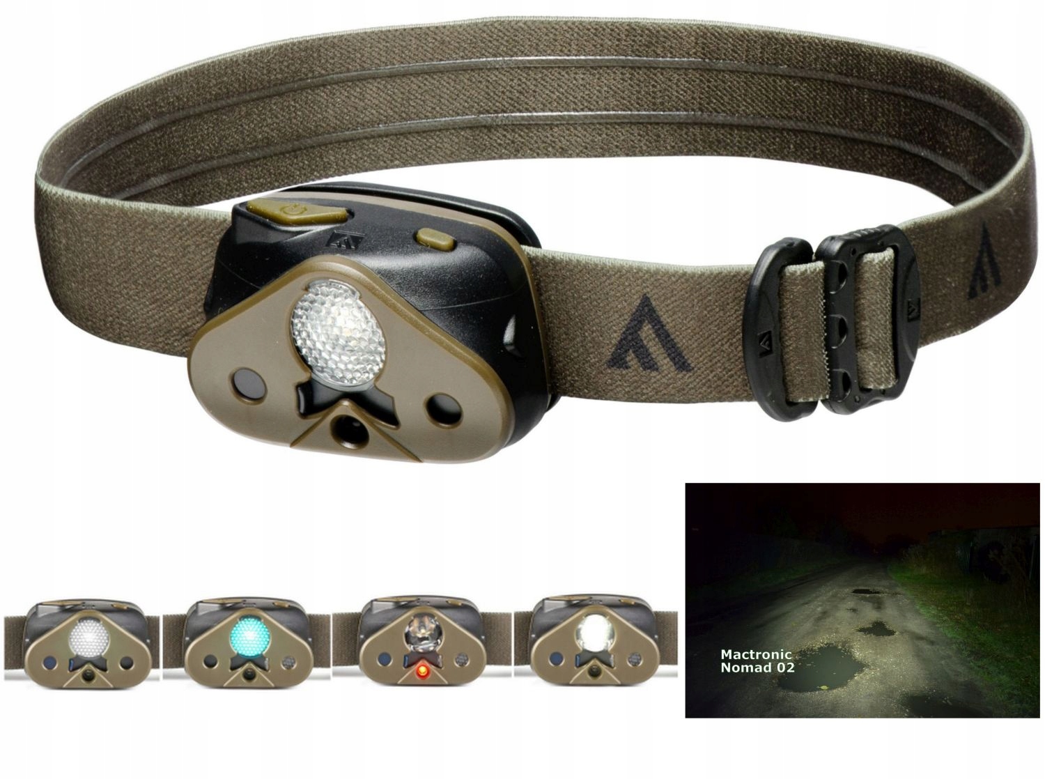 Налобний ліхтар Mactronic NOMAD 03 350 lm, дифузор