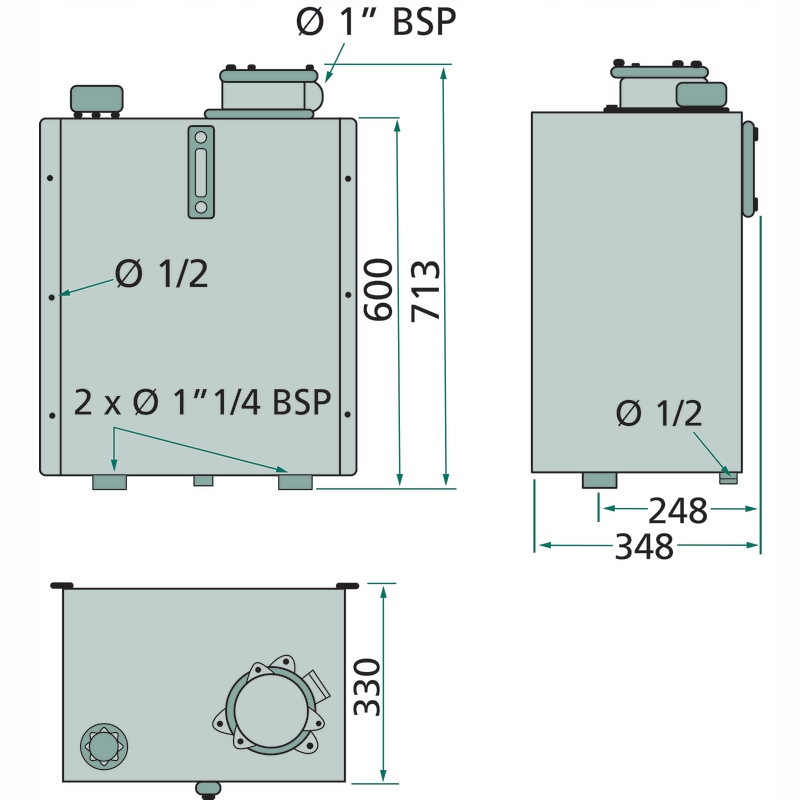 Zbiornik kompletny 85004083 GRANIT Part number 85004083