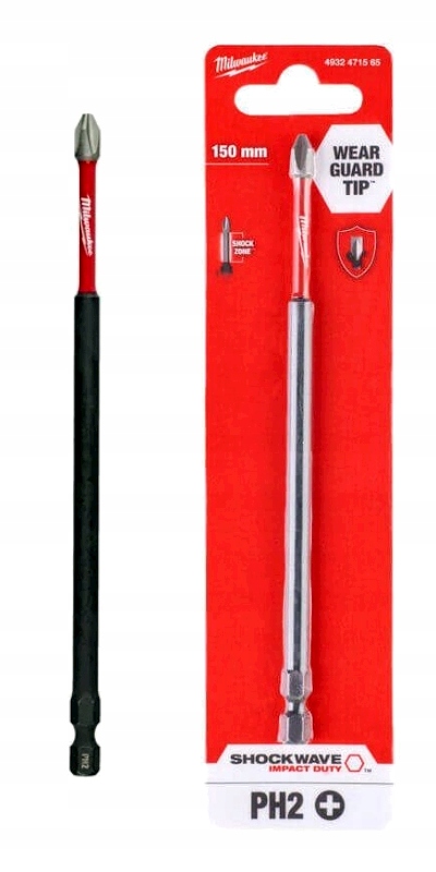Bit udarowy PH2 150mm Milwaukee Shockwave Impact 1szt