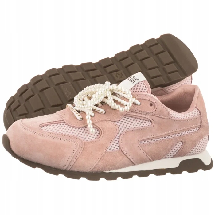 Dámské kožené tenisky Venezia Růžové V442-05601-15PIN Pink