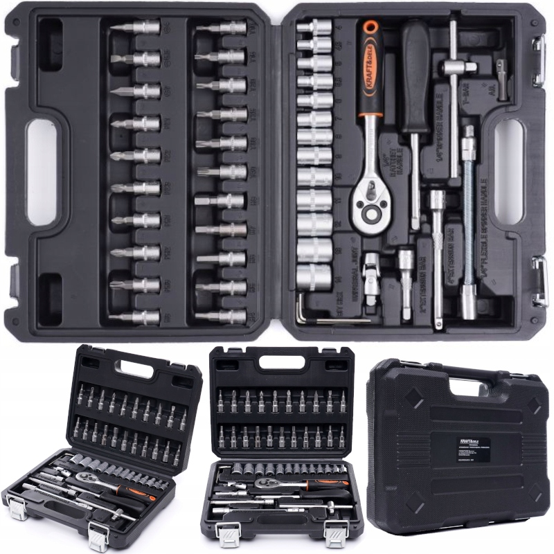 

Zestaw Narzędzi Kluczy Walizka Torx Nasadki 46el.