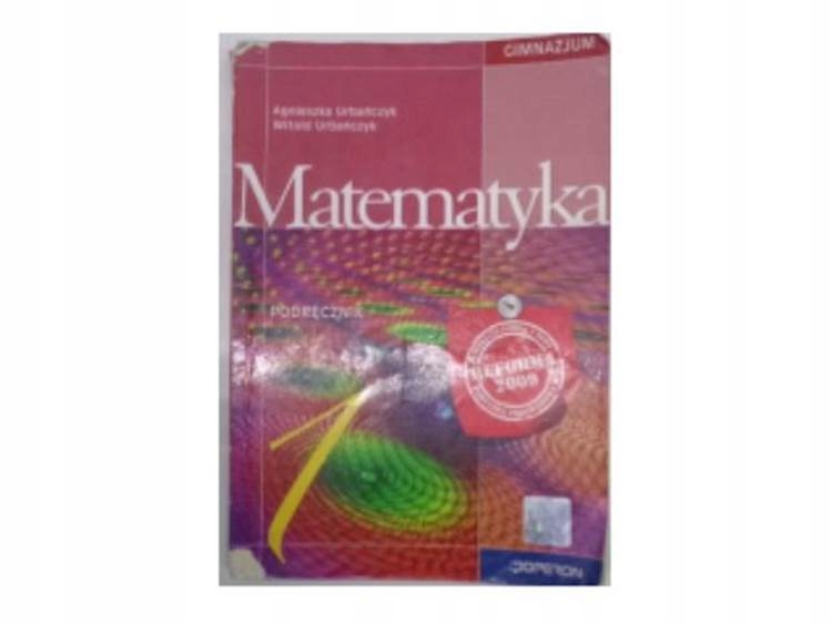 Matematyka GIM KL 1. Podręcznik - Agnieszka