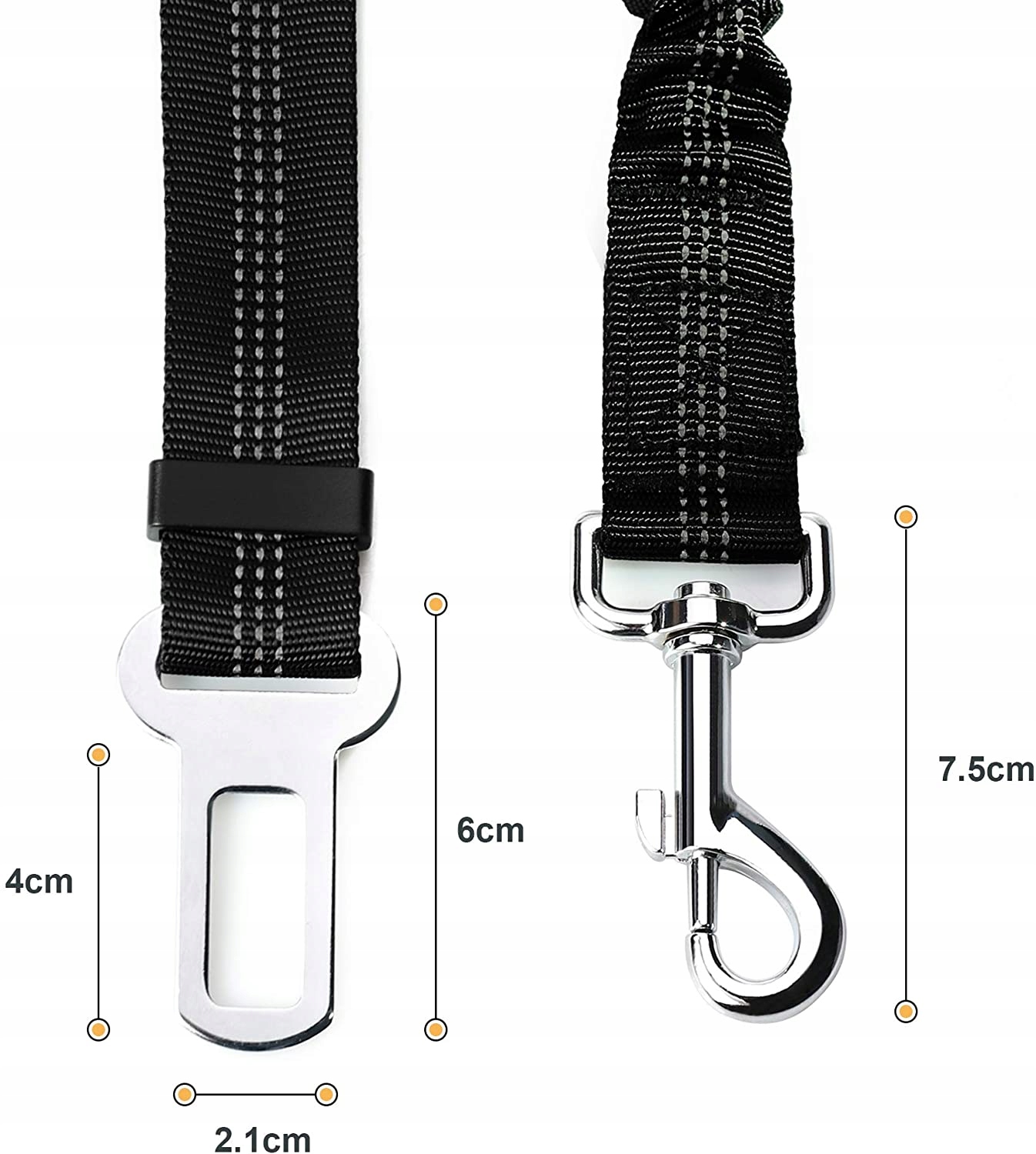 SMYCZ SAMOCHODOWA DLA PSA KOTA PAS BEZPIECZEŃSTWA DO SAMOCHODU 90 Rozmiar inny