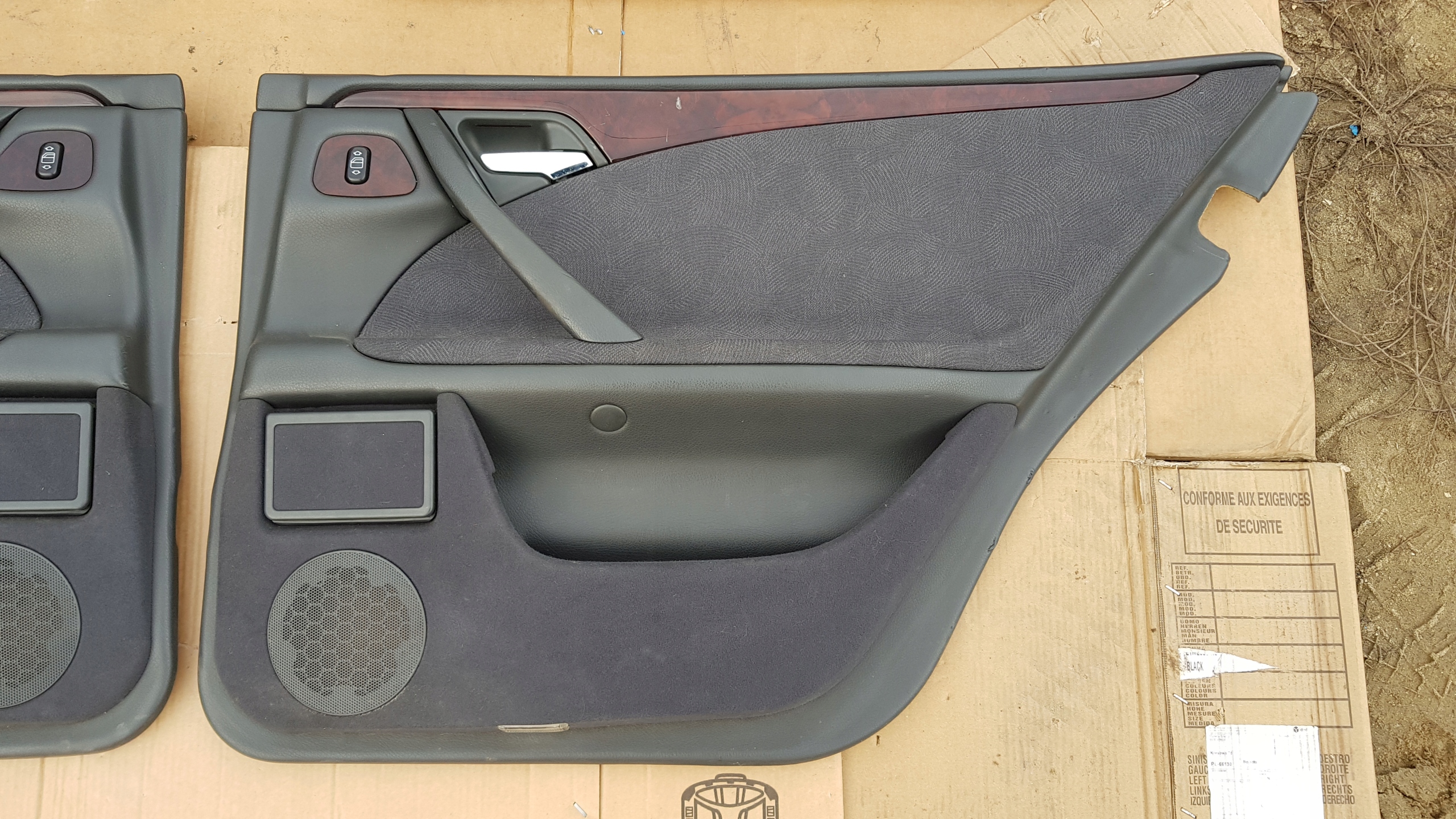 MERCEDES W210 side rear part left right upholstery
