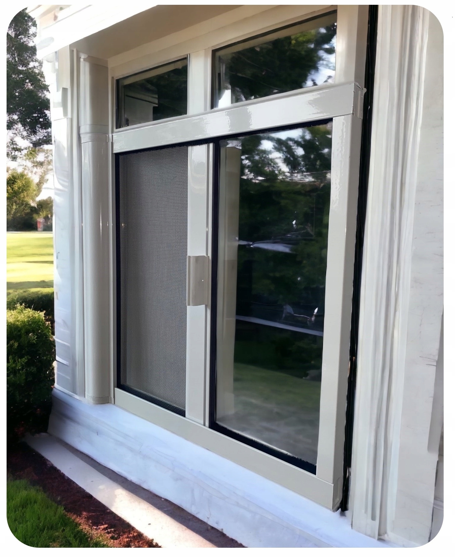 MOSKITIERA ZWIJANA ROLOWANA DRZWIOWA 100x210 Wysokość maksymalna 210 cm