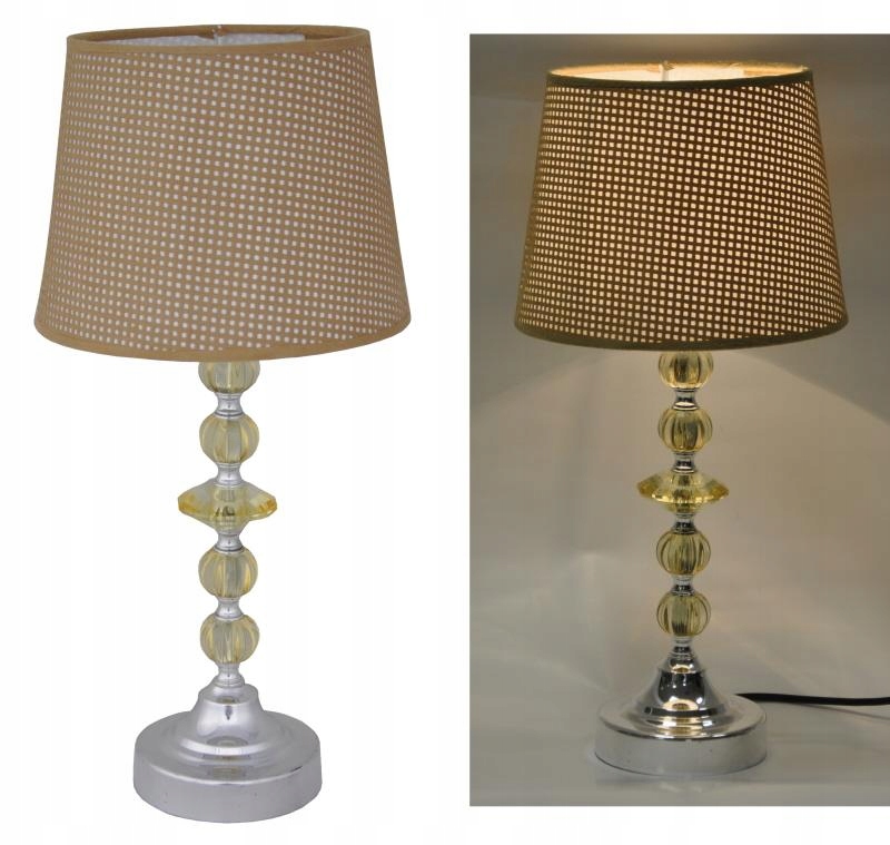 

Stylowa, metalowa lampa w odcieniu beżu Tanio!!