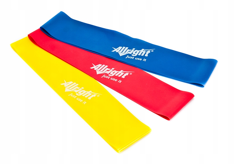

Taśmy do ćwiczeń Allright X-Band 5cm 3szt FE08081