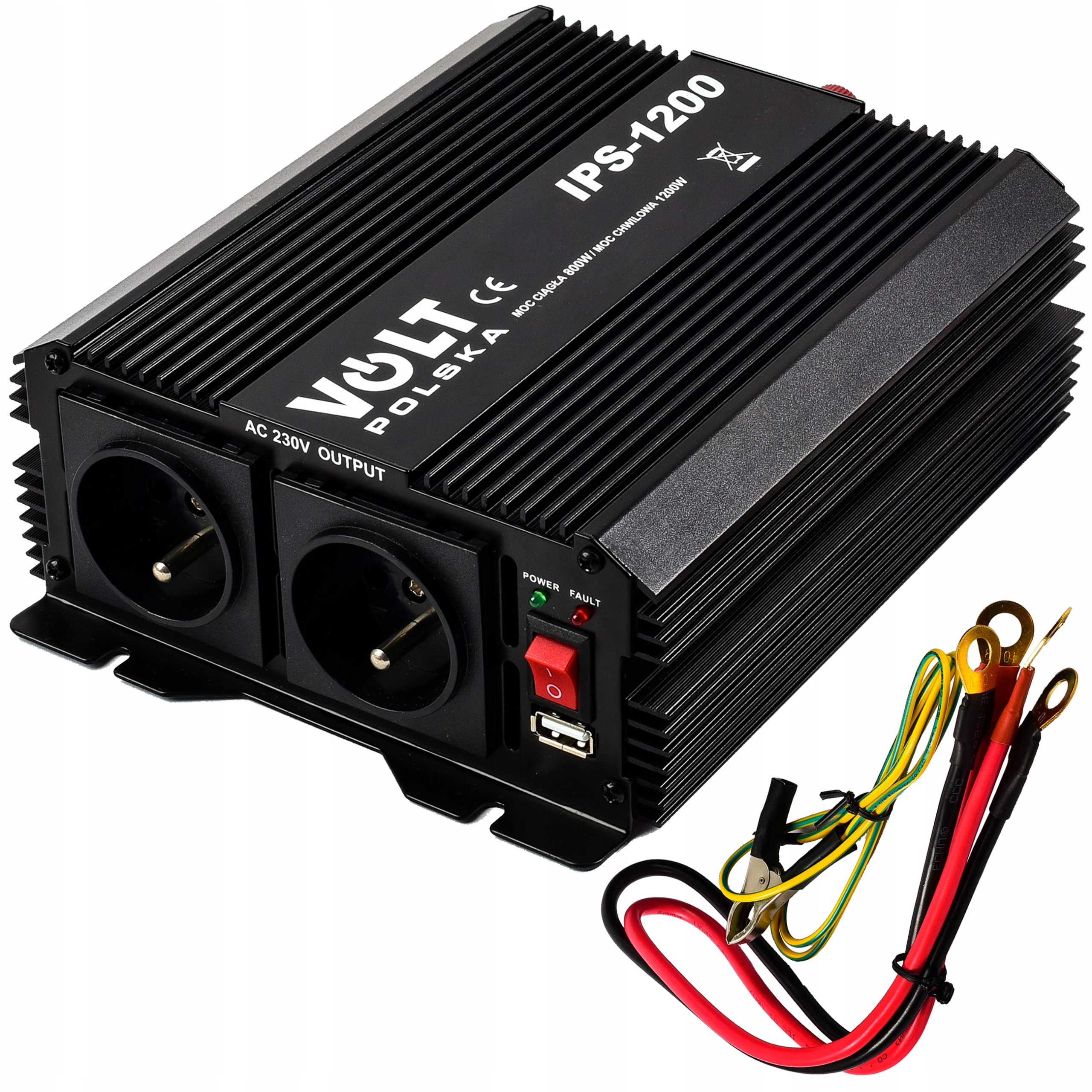

Przetwornica 12V 230V Samochodowa Napięcia 1200W/8