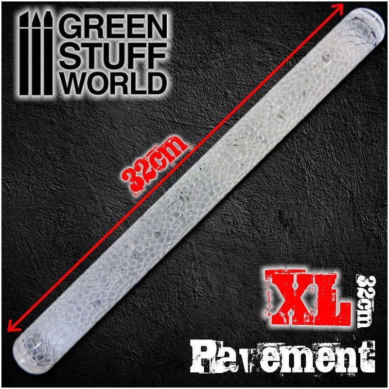Green Stuff Mega Rolling Pin Pavement wałek 32cm System Inne systemy