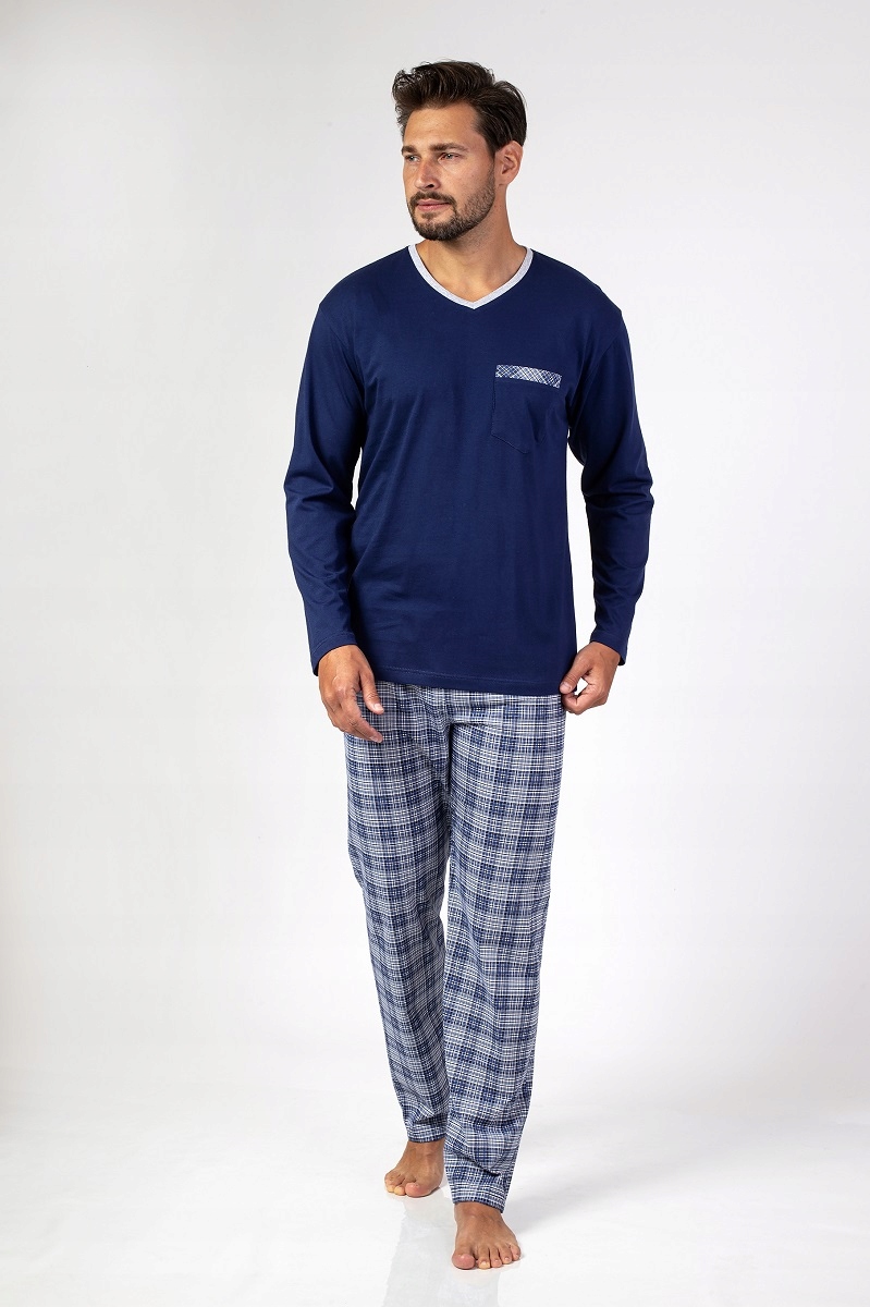 Pánské Pyžamo 471/XXL Námořnická Modrá