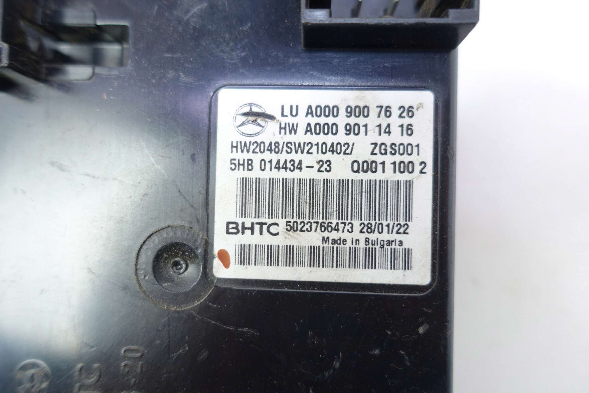 module control unit of the air conditioning MERCEDES GLS W166