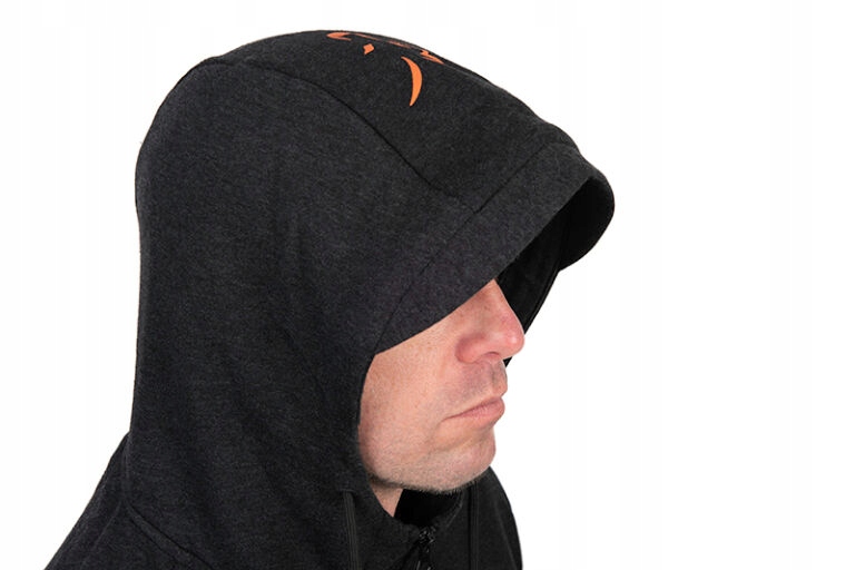 FOX BLUZA HODDY BLACK/ORANGE L Materiał dominujący bawełna