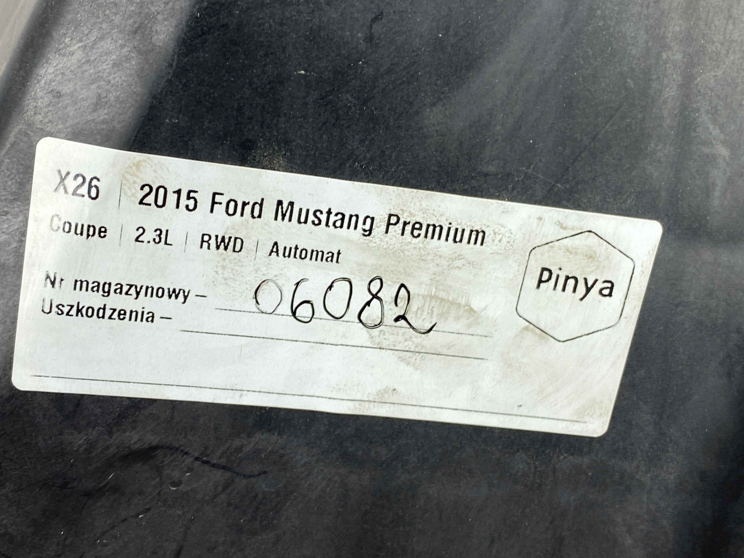 Gehäuse filter luft Ford Mustang VI 2015+ 2.3L USA