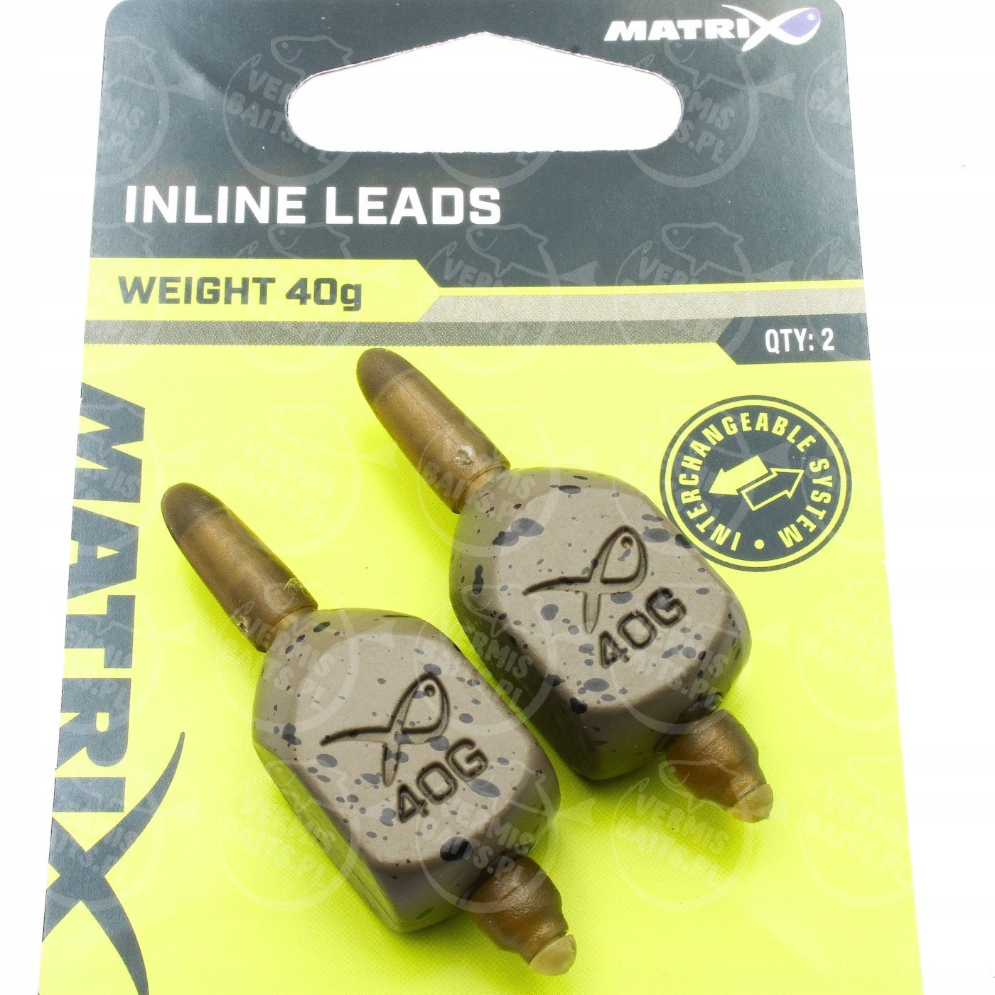 Ciężarki Matrix In-Line Leads 40gr 2x