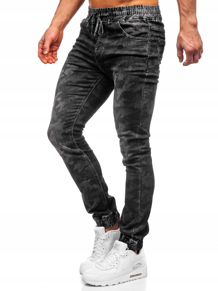 

Spodnie Joggery Moro Czarne RB9489DT Denley_s
