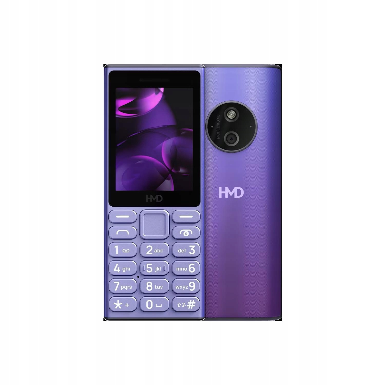 Telefon Komórkowy Hmd Z Klawiszami Tradycyjny Fioletowy 110 4G TA-1662 Ds
