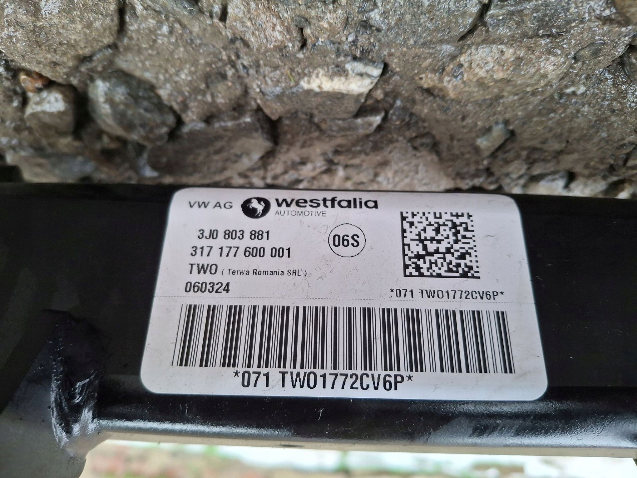 tow electrical VW PASSAT B9 3J0 SUPERB IV 2023R->