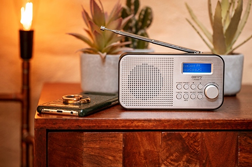 CR 1179 Radiobudzik - Radio Cyfrowe FM/DAB/DAB+ Przenośne