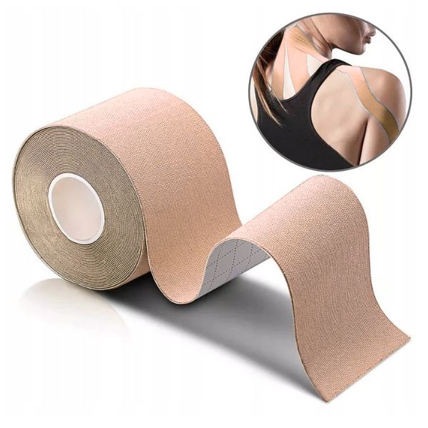 4x TAŚMA PLASTRY KINESIO KINESIOTAPING TAPE TEJP TEJPY 5m Kinezjologiczna Kod producenta 4x TAŚMA PLASTRY KINESIO