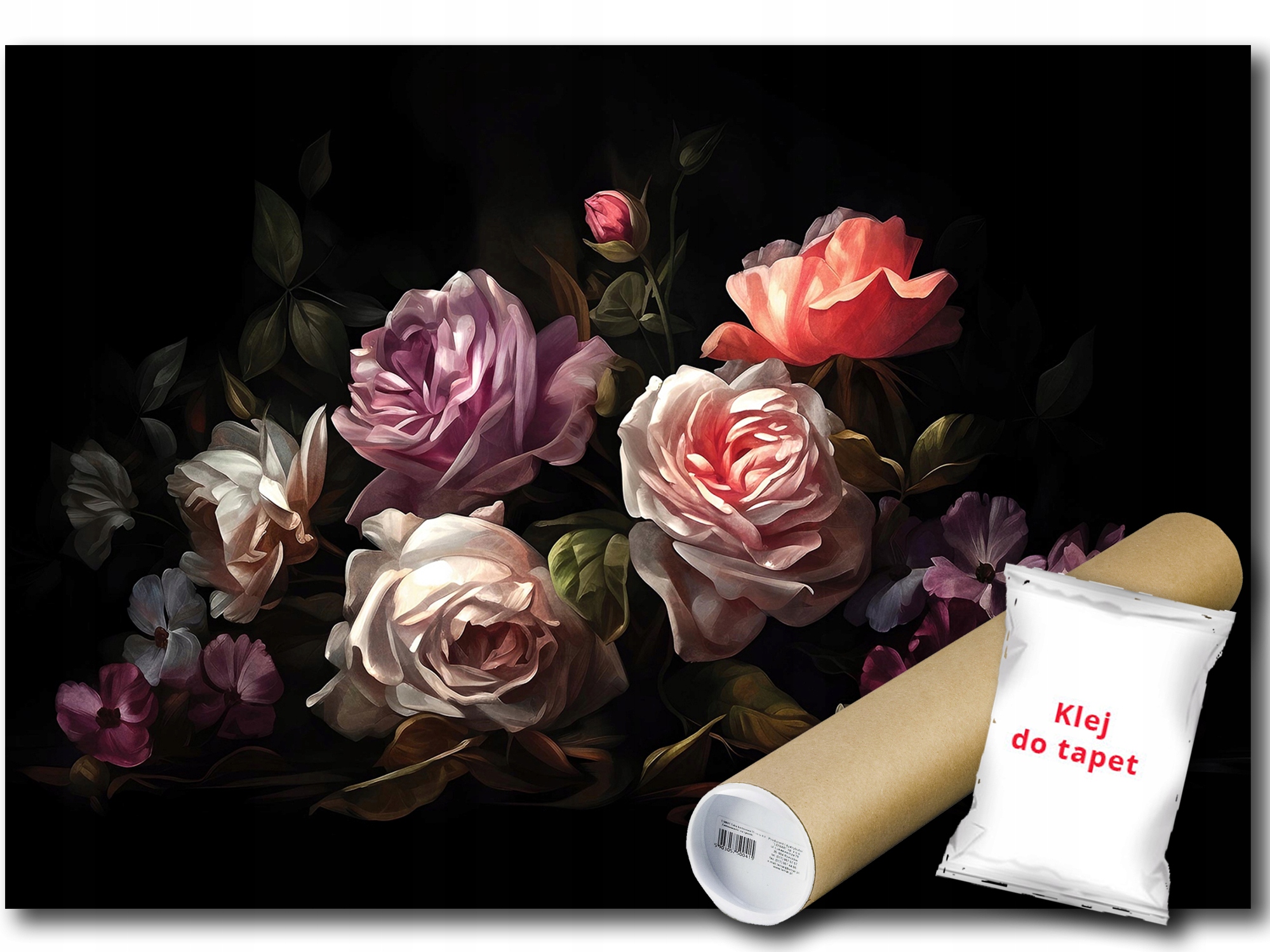 Vinylová Fototapeta Květy Růže Pivoňky 368x254