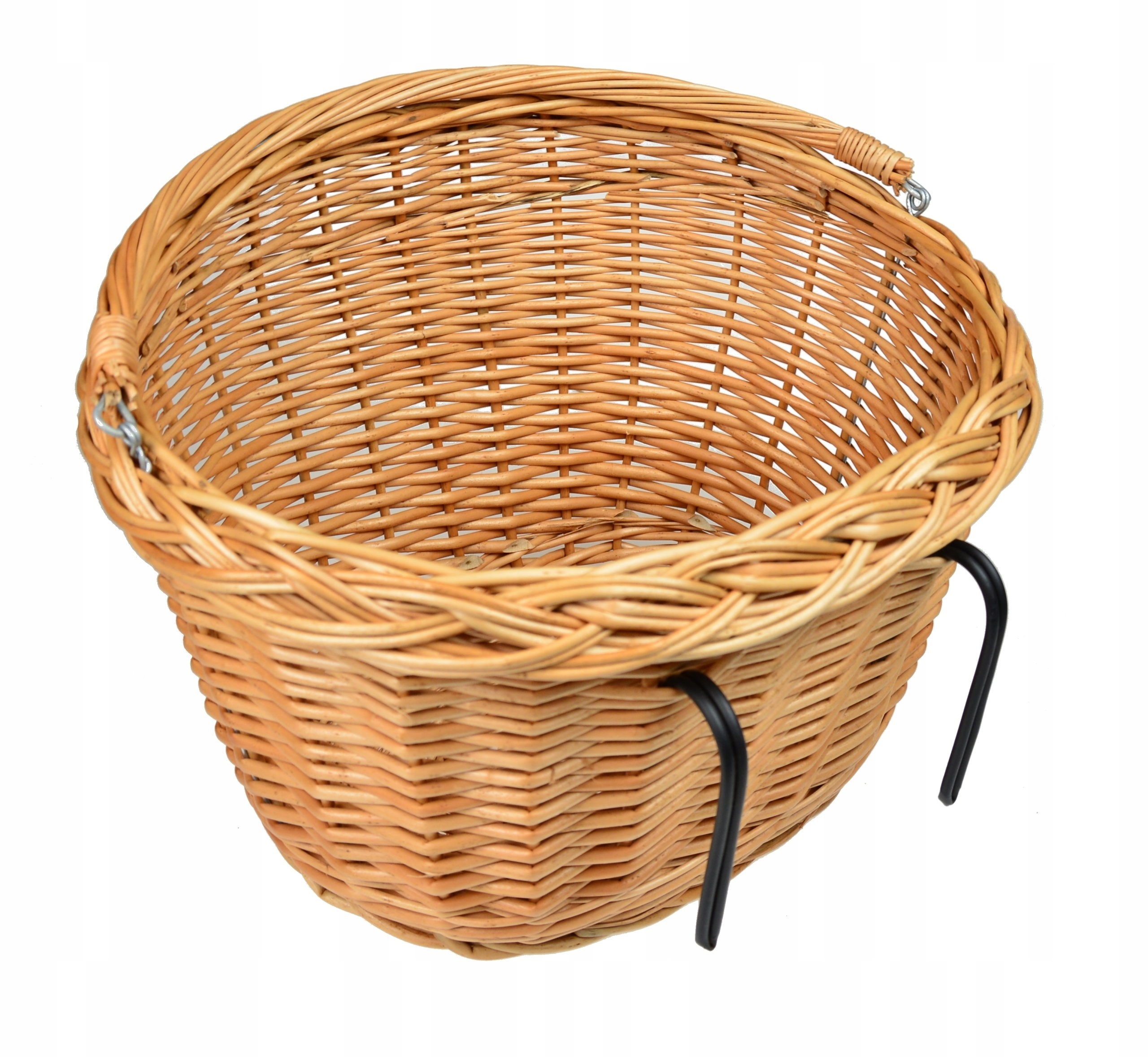 Wiklinowy Koszyk Na Rower przedni na kierownicę