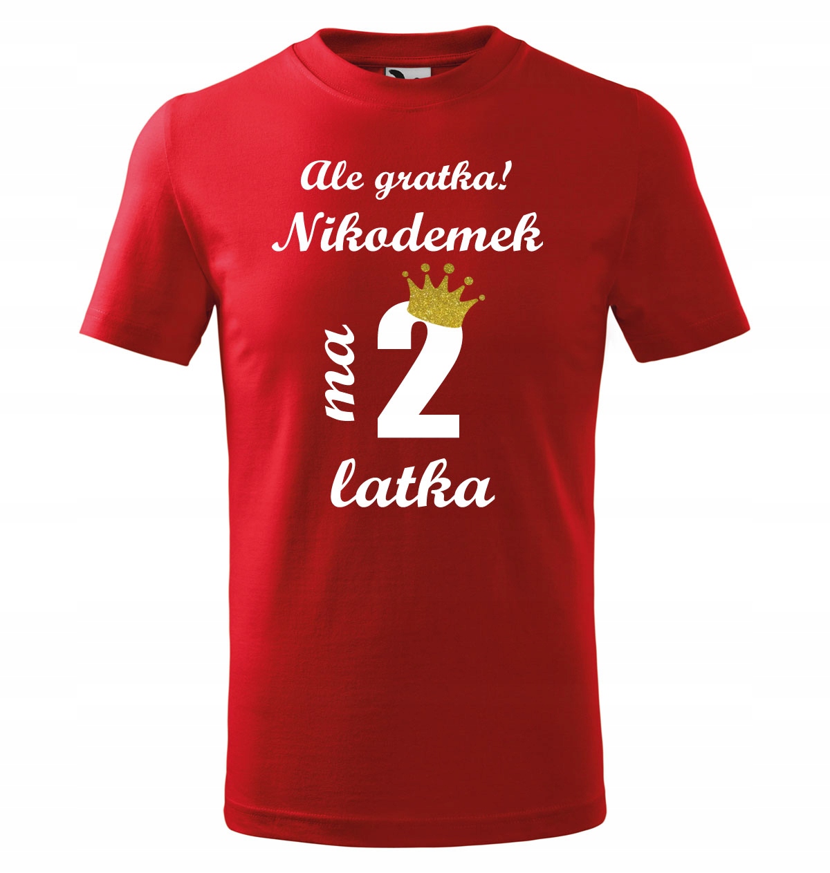 

Koszulka na 2 urodziny Ale Gratka Mam 2 Latka imię