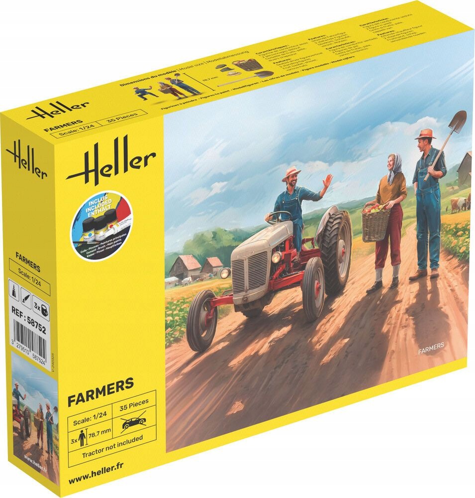 Figurky zemědělců 1:24 (3 ks) Heller 58752