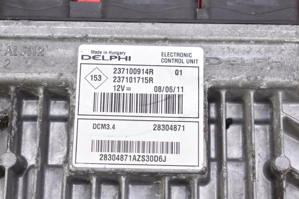 control unit computer of the engine 237100914R RENAULT MEGANE 3 III 1.5 DCI 90 KM