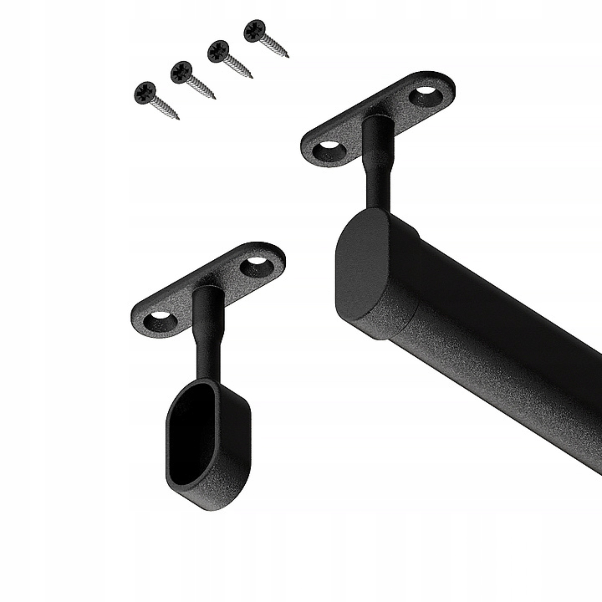 

Drążek do szafy Hanger S czarny struktura 150 cm
