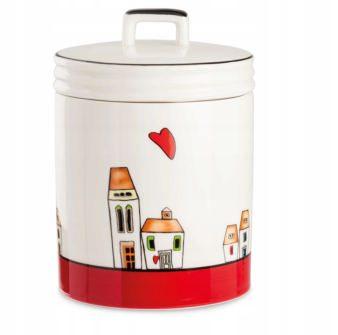 Egan Le Casette Dóza červená 14 x 19 cm