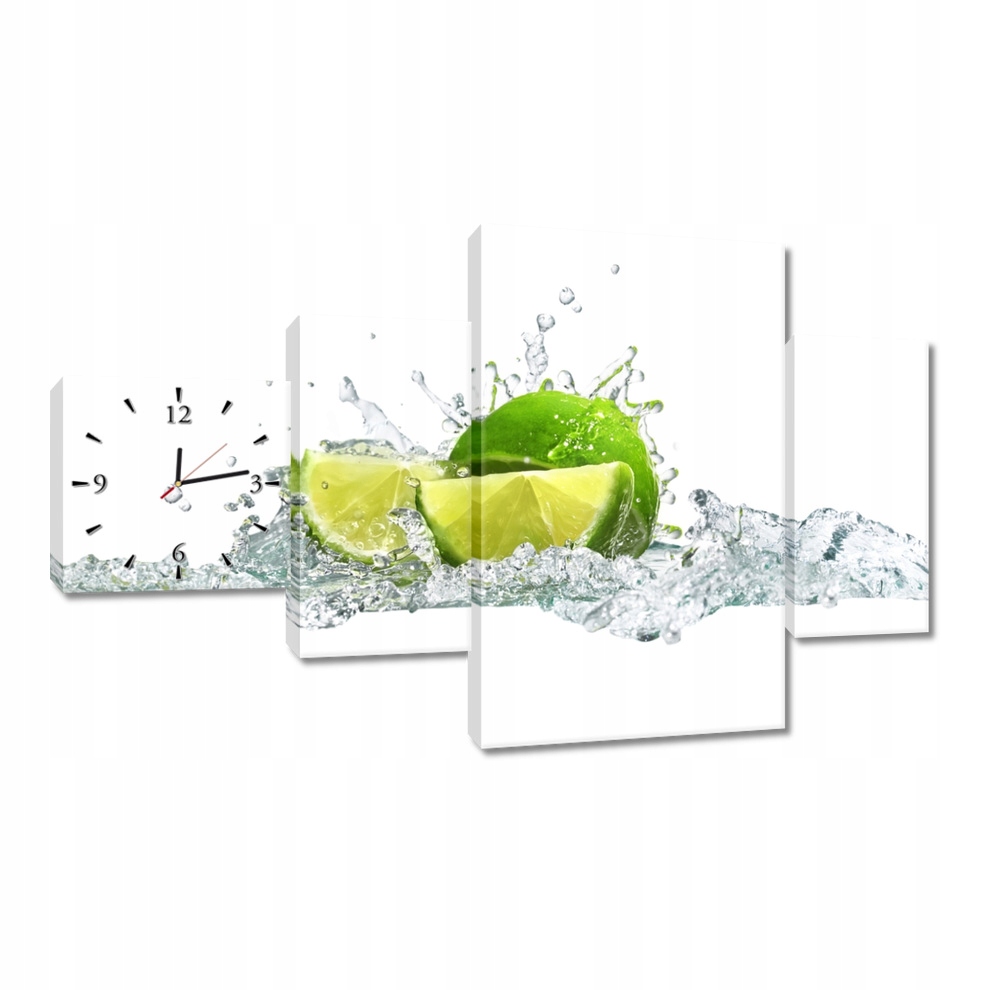 

Zegary ścienne 130x80 Limonka chlupiąca woda