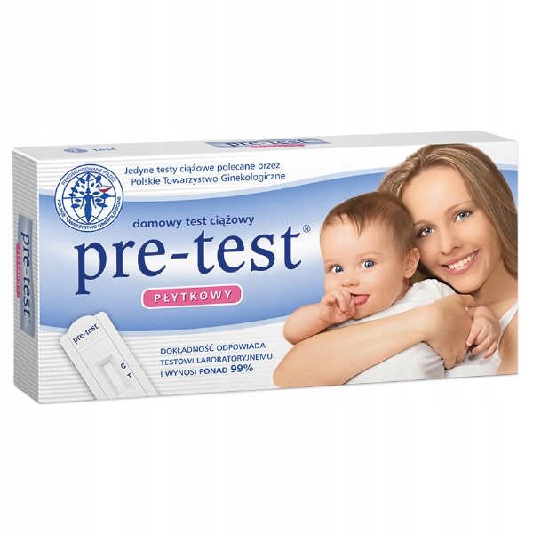 

Domowy test ciążowy Pre-test płytkowy 1 szt.