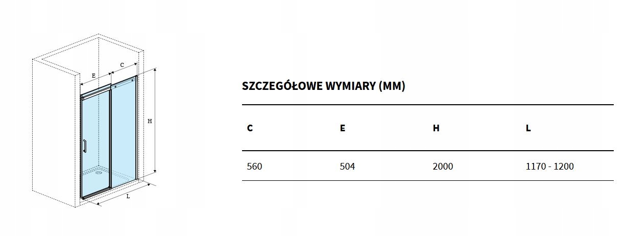 EXCELLENT ROLS drzwi wnękowe 120x200 złoty połysk Kod producenta KAEX.2612.1200.LP1/2.GL KAEX.2612.1200.LP2/2.