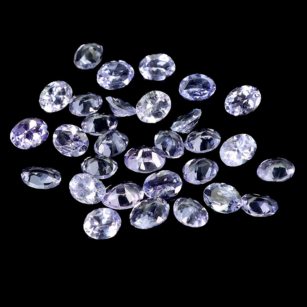 Tanzanity přírodní kameny Vvs 4.3ct 30 kusů
