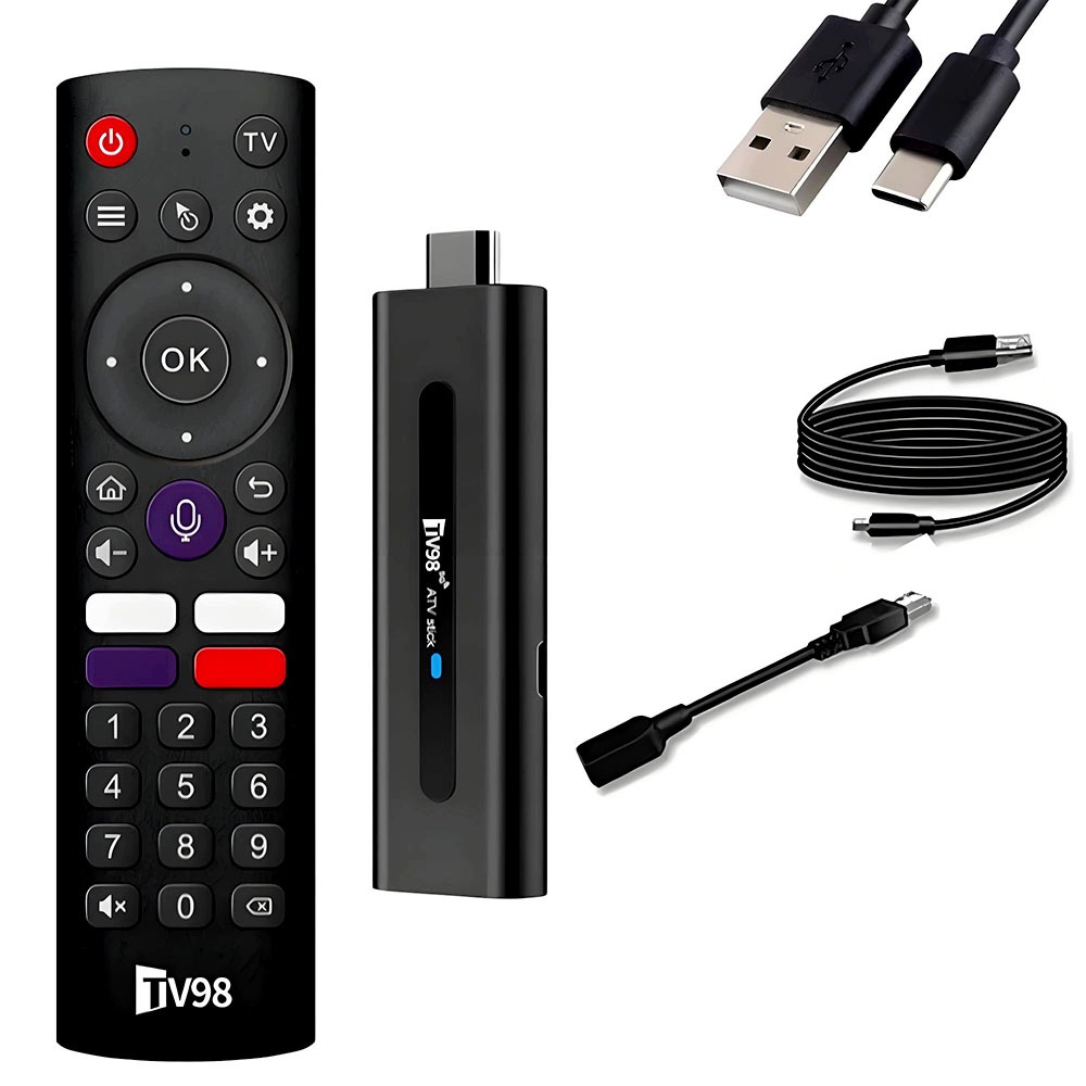 8K Odtwarzacz Multimedialny Przystawka Android 14 Smart Tv Stick Box Wifi