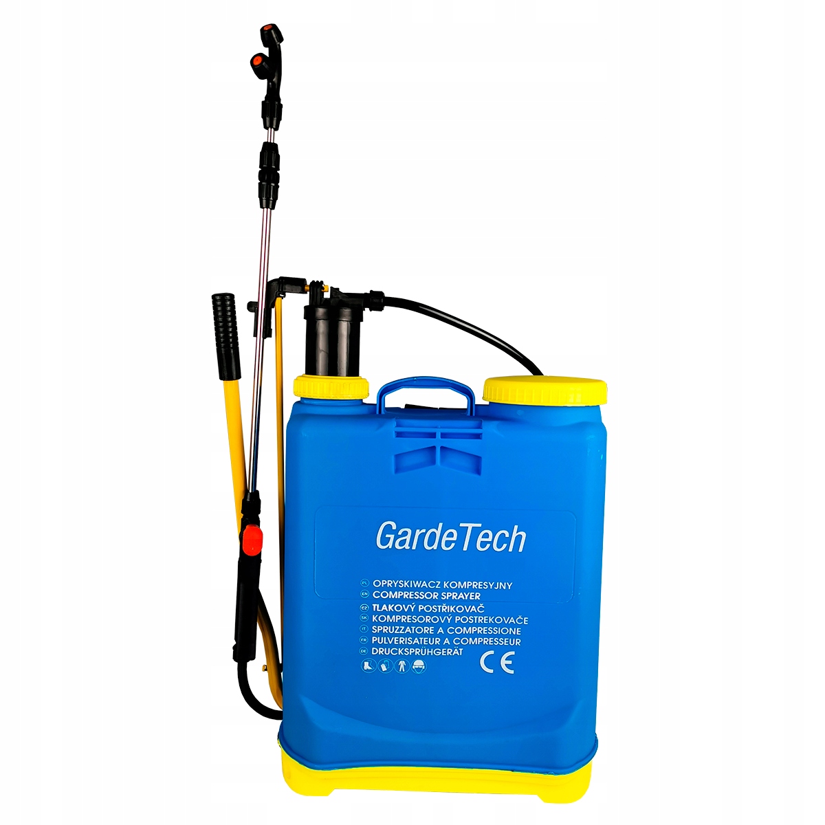 OPRYSKIWACZ CIŚNIENIOWY PLECAKOWY GardeTech 20L kompresyjny Marka GardeTech
