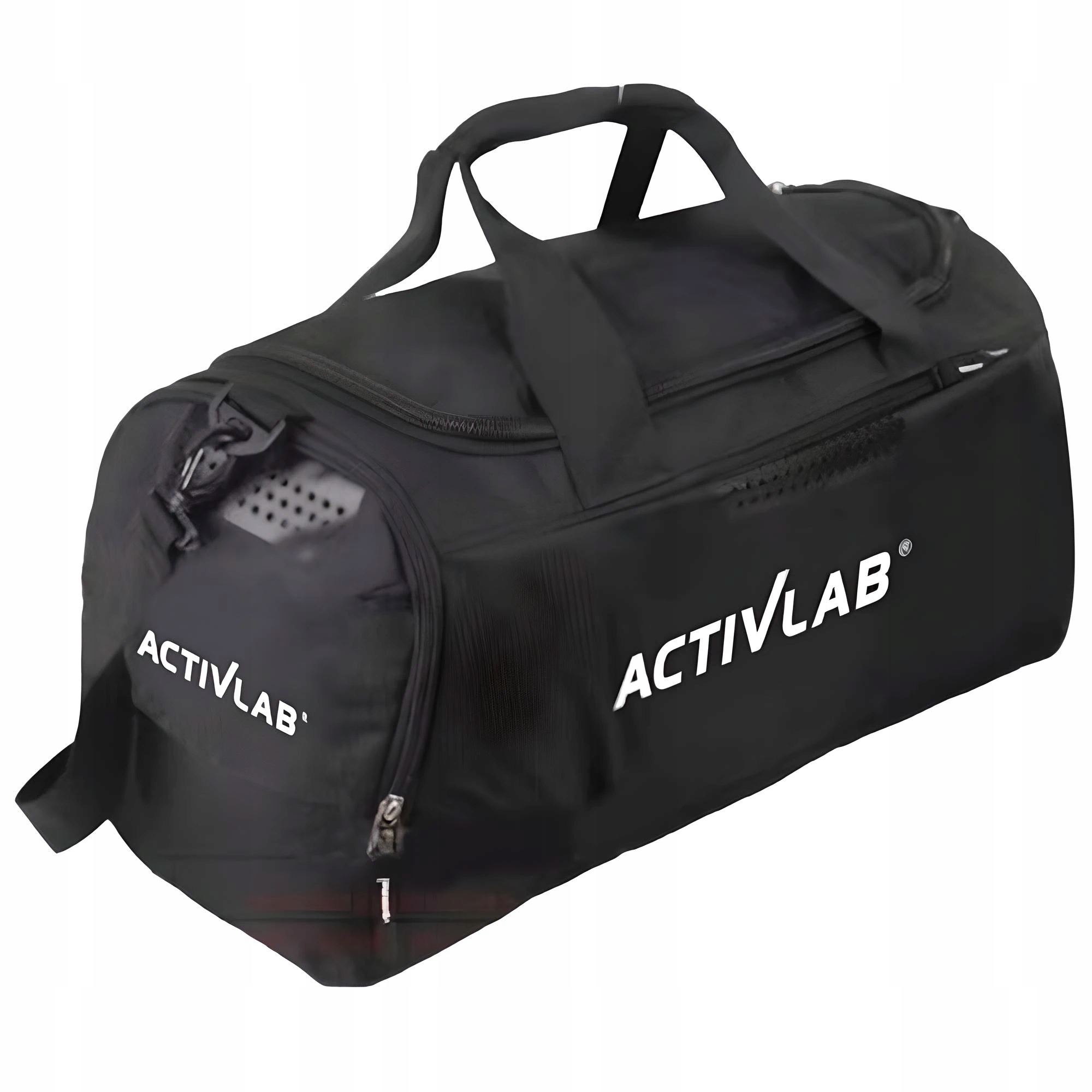 Torba sportowa Activlab 40 L czarna Siłownia Basen Fitness Podróże