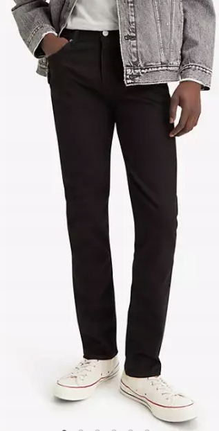 Levi's Pánské Džínové Kalhoty Černé Přiléhavé 28/30 Jpa
