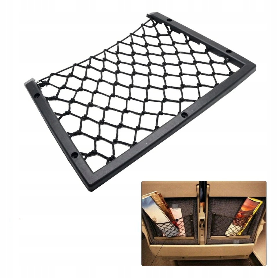 Kieszeń Siatkowa na wkręty do Kampera Organizer Półka do Łodzi na Drzwi Rod