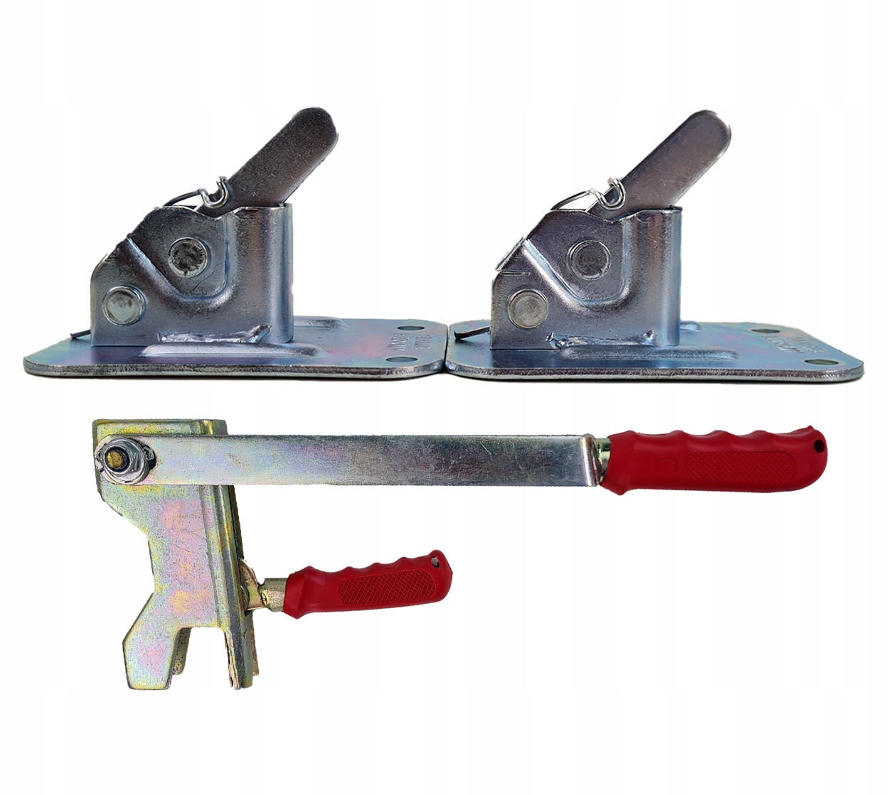 Žabka pružinová svorka stavební pozink 100x klíč