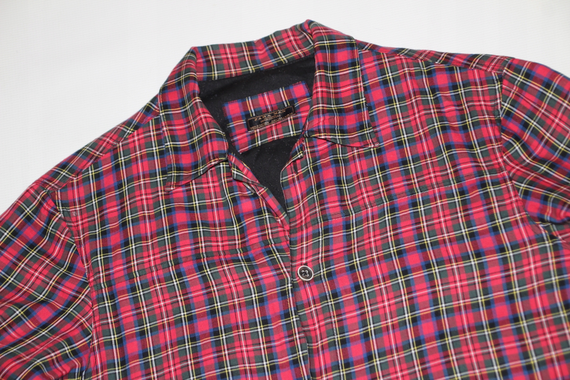 ZARA*GRUBA MĘSKA KOSZULA - KURTKA KRATA OCIEPLANA*L