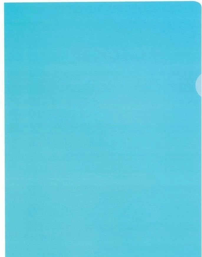 Owoluta A4 - sztywna niebieska