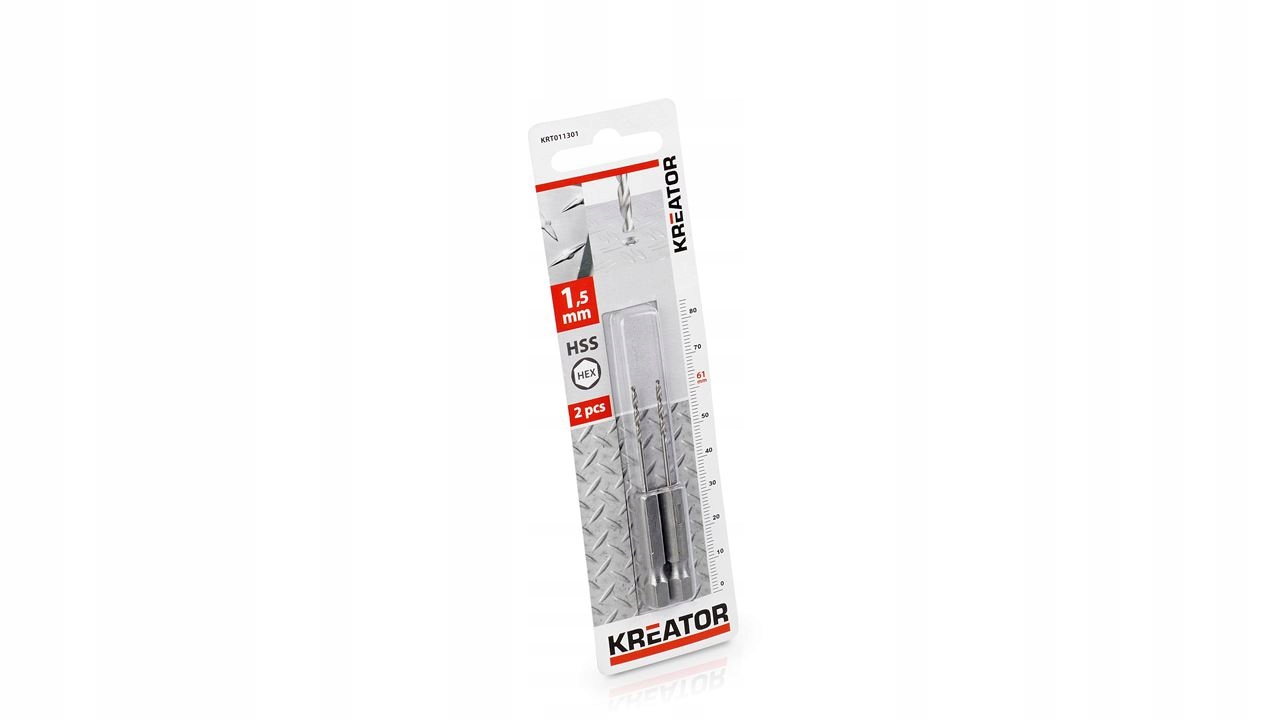 

Wiertła do wkrętarki do metalu 1,5mm 2 sztuki Hex