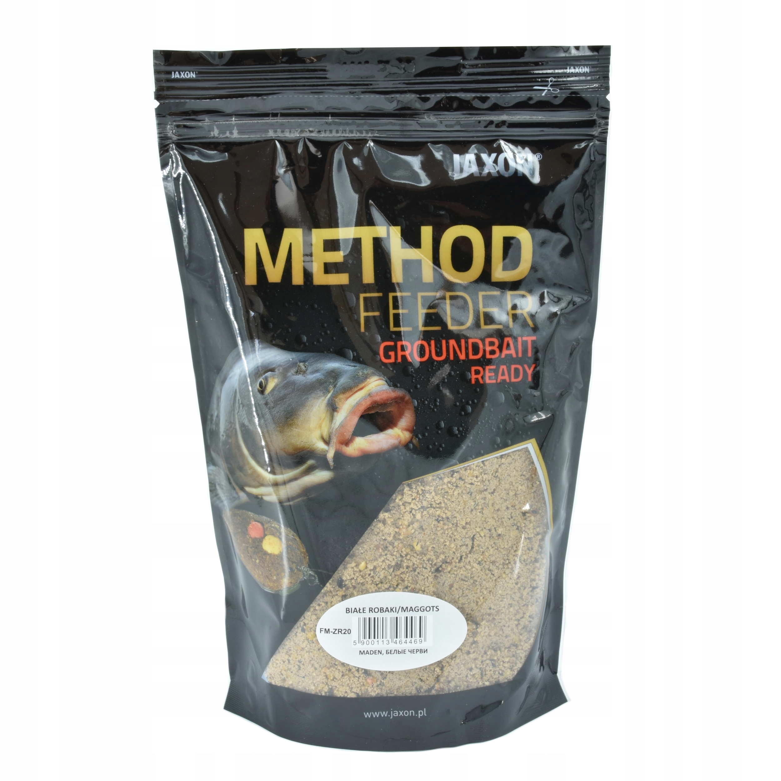 Gotowa zanęta Jaxon Method Feeder Ready 750g białe robaki